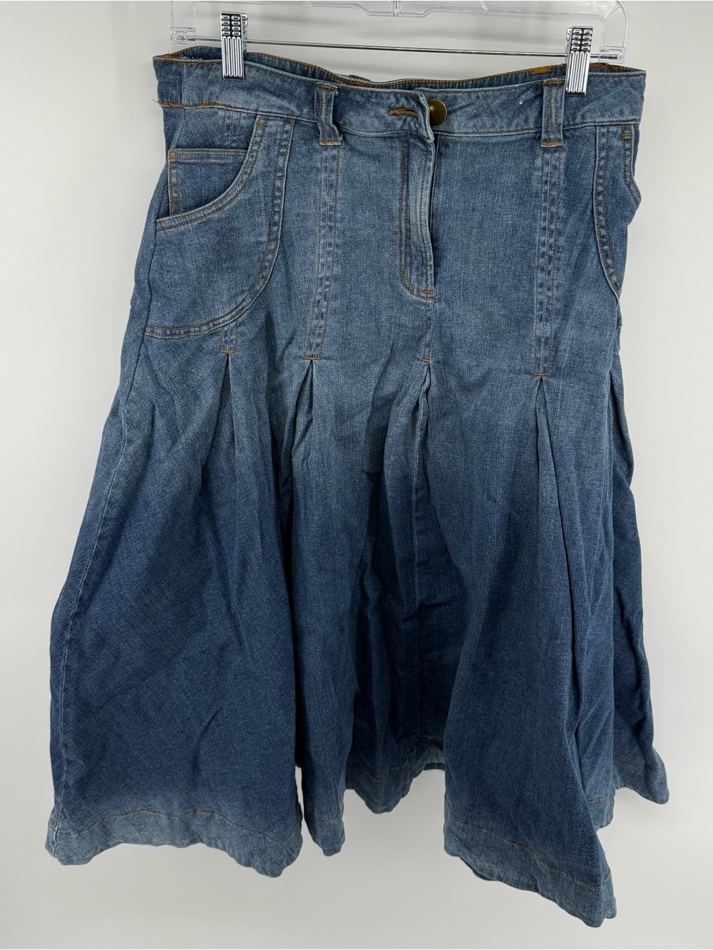 Soft Surroundings Denim Skirt - Light Blue